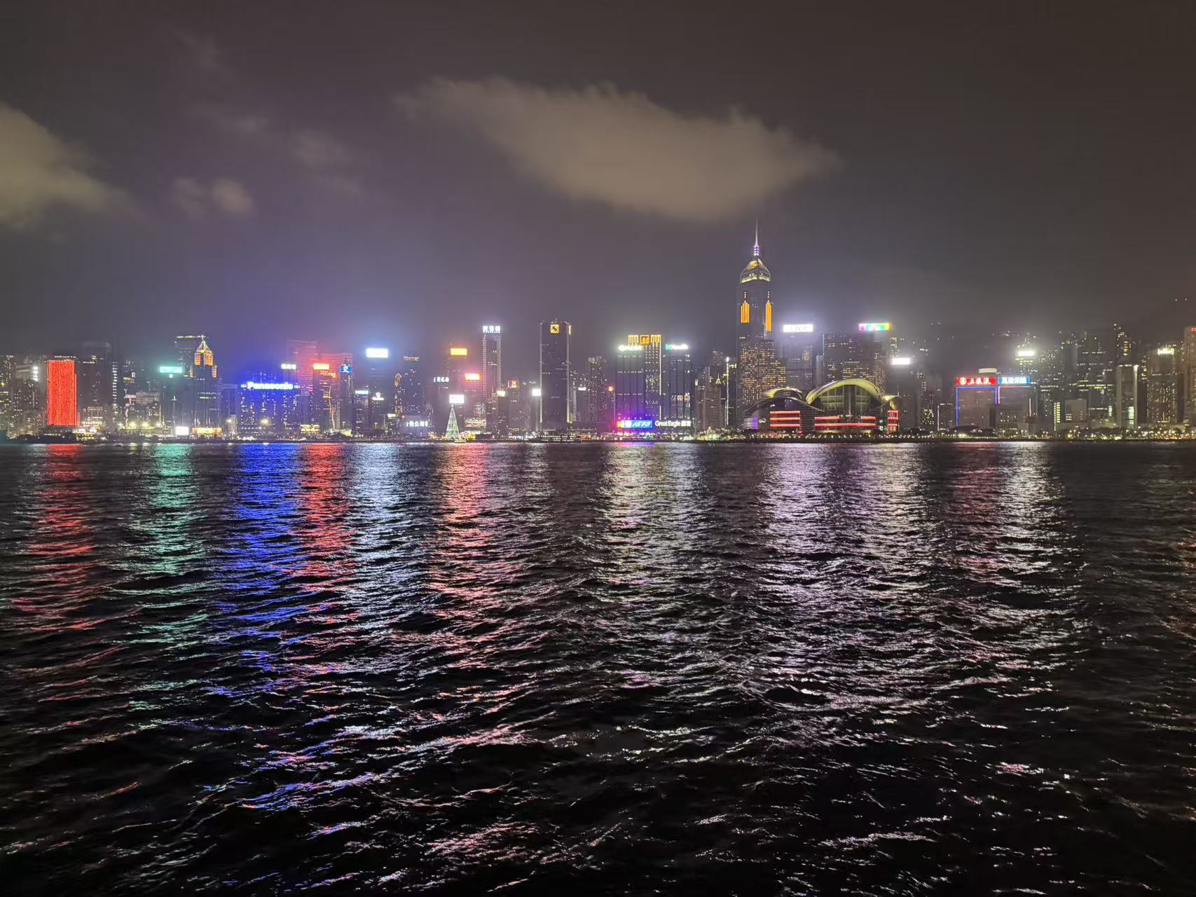 维港的夜景